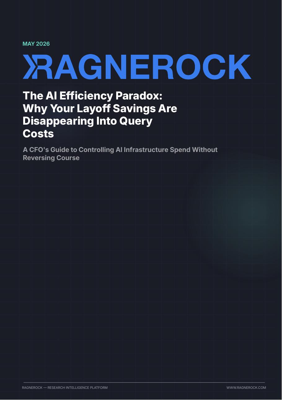 Cover of the Ragnerock white paper on controlling AI infrastructure spend